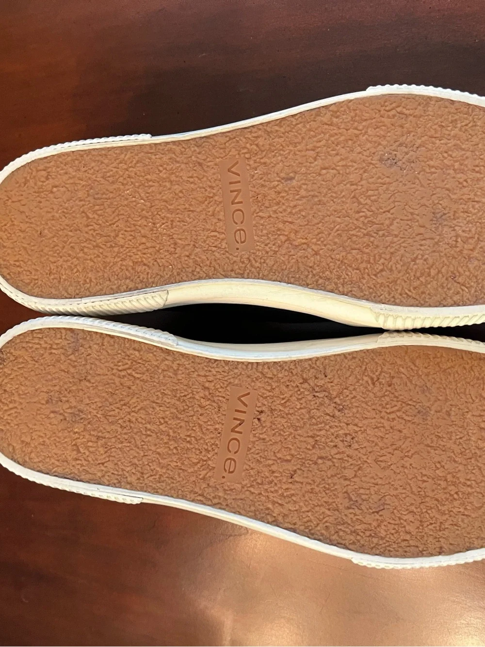 Vince Black Leather Slip On Loafers